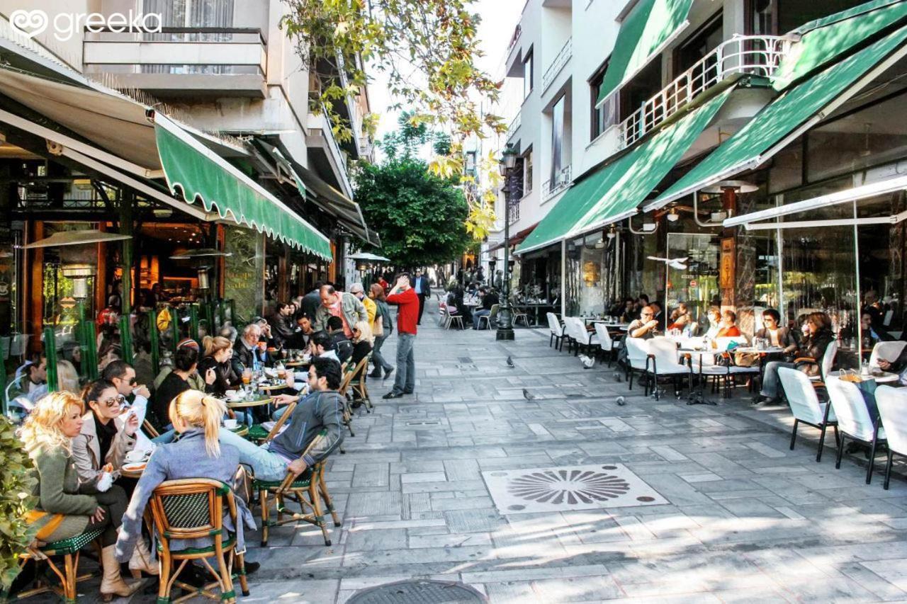 דירות אתונה Διαμέρισμα Στο Κέντρο Δίπλα Στα Νοσοκομεία Και Τα Αξιοθέατα מראה חיצוני תמונה