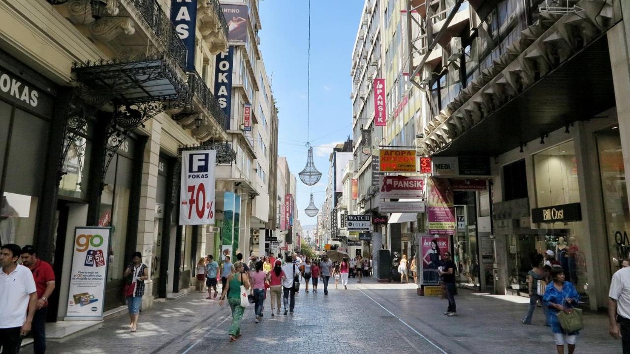דירות אתונה Διαμέρισμα Στο Κέντρο Δίπλα Στα Νοσοκομεία Και Τα Αξιοθέατα מראה חיצוני תמונה
